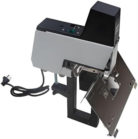 Electric Stapler, Automatic Heavy Duty Book Binding Machine with Foot Pedal, Dual Use for Flat and Saddle Binding, Ideal for Office, School, Publishing House in Saudi Arabia