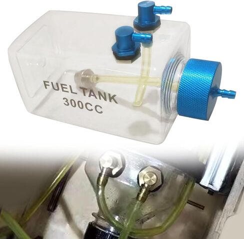 RC Tank, Transparent, 300CC, Universal Fit, RC Airplane, PP, Hobby RC Vehicle Engine Systems and Parts in Saudi Arabia
