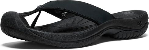 KEEN Women's Waimea H2 Toe Protecting Flip-Flops, Alloy/Black, 10 in Saudi Arabia