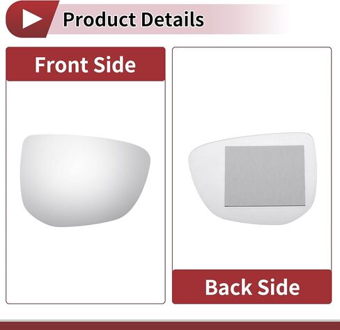 Motoforti 1 Pc Right Side Wing Mirror Glass Single Curvature for Citroen C4 Cactus 2014-2018 in Saudi Arabia