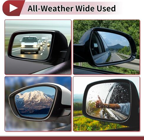 Motoforti 1 Pc Right Side Wing Mirror Glass Single Curvature for Citroen C3 II 2010-2016 in Saudi Arabia