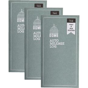 Dome Auto Mileage Log, Undated, 32 Forms [Set of 3] in Saudi Arabia