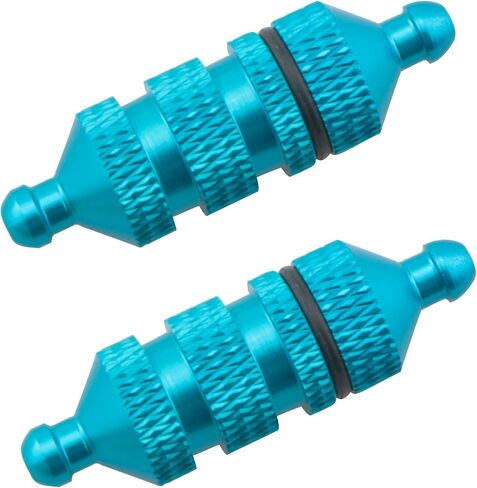 2PCS Blue Metal Fuel Filter HSP Wireless Remote Control Auto Part 1/10 Oil Trucks General Accessories in Saudi Arabia