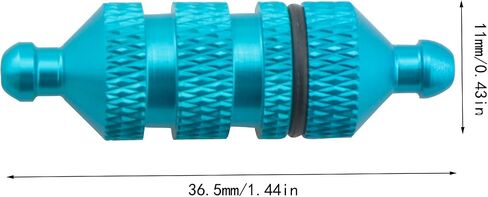 2PCS Blue Metal Fuel Filter HSP Wireless Remote Control Auto Part 1/10 Oil Trucks General Accessories in Saudi Arabia