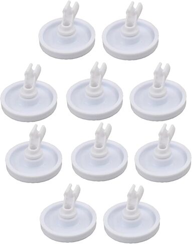10 Pcs Dishwasher Rack Roller for Frigidaire for Kenmore, Part Number 154174501, Replacement for 5300809640 154174502, 154294801, 3202777, 612977, AH452448 in Saudi Arabia