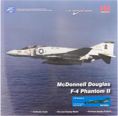 هواية ماستر | نسخة طبق الأصل من الطائرات العسكرية بمقياس 1:72 | F-4E Phantom II 67-351، السرب 497، كوريا الجنوبية، 1985 | الموديل HA19061 in Kuwait