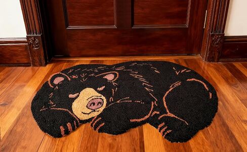 EZ.enjoy سجادة شتوية لعائلة رجل الثلج بخطاف يدوي مقاس 28.5 × 17 بوصة لديكور المنزل في العطلات وأعياد الميلاد in Kuwait