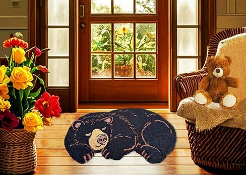 EZ.enjoy سجادة شتوية لعائلة رجل الثلج بخطاف يدوي مقاس 28.5 × 17 بوصة لديكور المنزل في العطلات وأعياد الميلاد in Kuwait