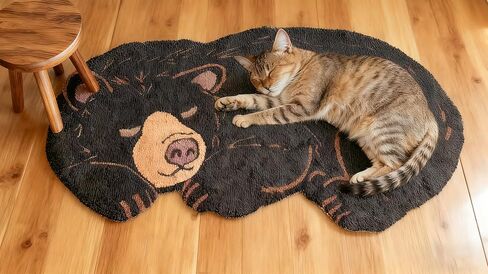 EZ.enjoy سجادة شتوية لعائلة رجل الثلج بخطاف يدوي مقاس 28.5 × 17 بوصة لديكور المنزل في العطلات وأعياد الميلاد in Kuwait