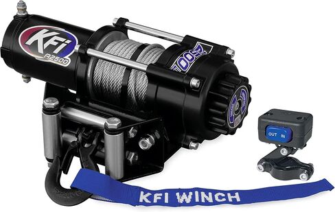 KFI A2500-R2 2500lb Wire Rope Winch & 100440 Winch Mount kit Compatible/Replacement for 2007 to 2009 Polaris Sportsman 800 X2 in Saudi Arabia