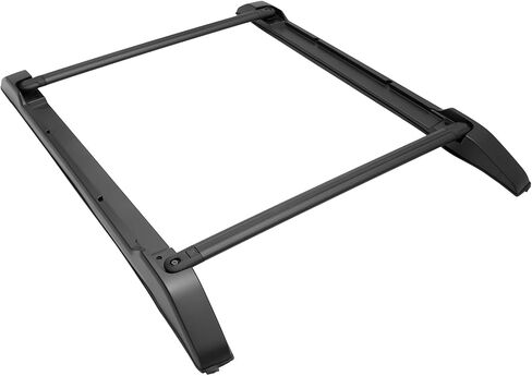 Scitoo Roof Rack Cross Bars Side Rails Baggage Carrier for Toyota Highlander 2008-2013 Black 2 Pcs Roof Top Rack Luggage Carrier in Saudi Arabia
