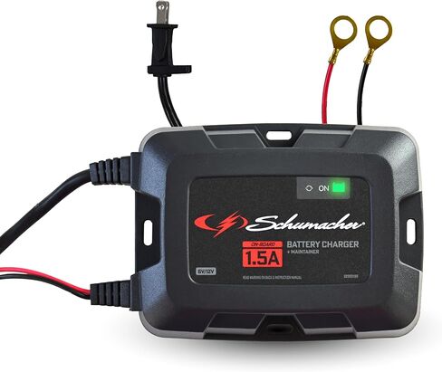 Schumacher SC1587 1.5A 6V/12V On-Board Battery Charger and Maintainer – Fully Automatic – Mounts Under Hood in Kuwait