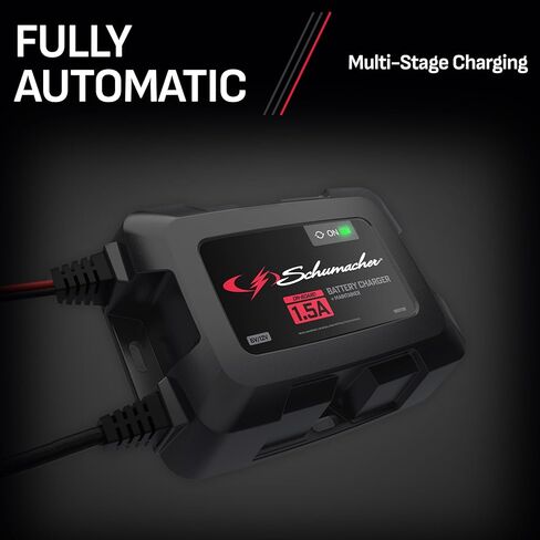 Schumacher SC1587 1.5A 6V/12V On-Board Battery Charger and Maintainer – Fully Automatic – Mounts Under Hood in Kuwait