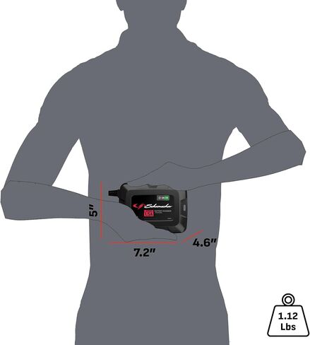 Schumacher SC1587 1.5A 6V/12V On-Board Battery Charger and Maintainer – Fully Automatic – Mounts Under Hood in Kuwait
