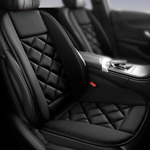 Chezope Car Seat Cushion with Back Support Pillow, Car Seat Cushion for Long Driving, Breathable Car Seat Protector, 1.2'' Thick Memory Foam Design for Pain Relief, Seat Pad for Car SUV Truck (Black) in Saudi Arabia