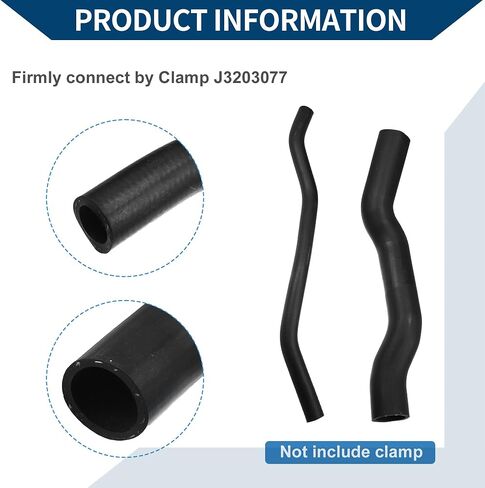 No.52000623 Fuel Fill and Vent Hose Kit for Jeep Cherokee XJ 1984-1996/ Inner/Durable Metal Plastic/ 1 Set Black in Saudi Arabia