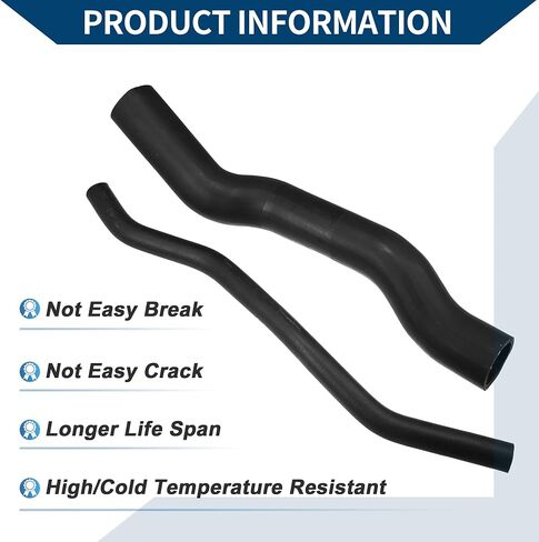 No.52000623 Fuel Fill and Vent Hose Kit for Jeep Cherokee XJ 1984-1996/ Inner/Durable Metal Plastic/ 1 Set Black in Saudi Arabia