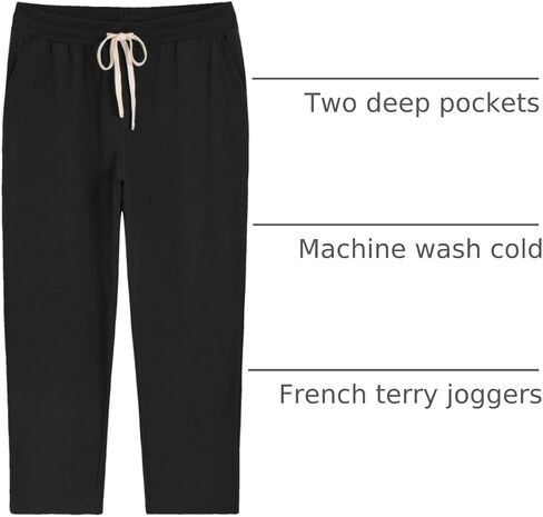 Weintee Women's Plus Size Cotton Sweatpants with Pockets in Saudi Arabia