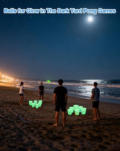 hotwind 6 حزمة يتوهج في الظلام الفناء الخلفي كرات الغولف 3 "كرات التدريب البديلة مع حقيبة التخزين متعة ليلة الغولف هدية للرجال النساء الأسرة في الهواء الطلق الطرف اللعب in Kuwait