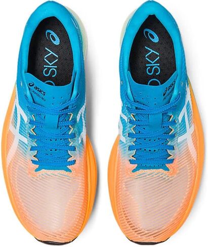 ASICS Unisex METASPEED Sky+ Running Shoe, 10, White/Black in Saudi Arabia