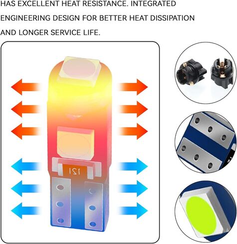 74 T5 LED Bulb Dash Cluster Lights, 20PCS T5 37 74 Instrument Cluster Bulbs LED Dashboard Light Bulbs with PC74 PC37 Wedge Twist Lock Socket Kit for Panel Gauge Shift Indicator Lamp(Pink) in Kuwait