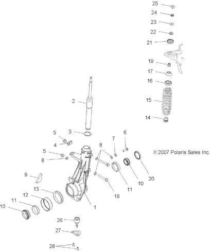 ختم دعامة محور الطرق الوعرة Polaris، جزء OEM الأصلي 3610028، الكمية 1 in Kuwait