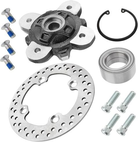 munirater Front Wheel Hub and Brake Rotor Kit Replacement for 5137127 5137659 5137539 Replacement for RZE 570 800 900 ACE 570 900 in Saudi Arabia