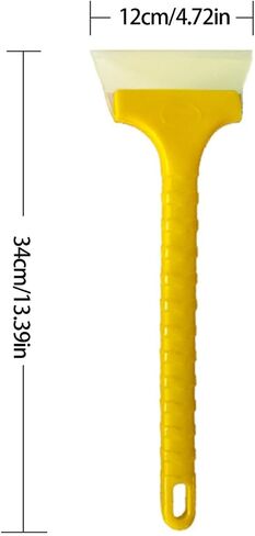 Long-handled squeegee wiper ice scraper for cleaning car windows with rubber blade and non-slip rubber window scraper for car in Saudi Arabia