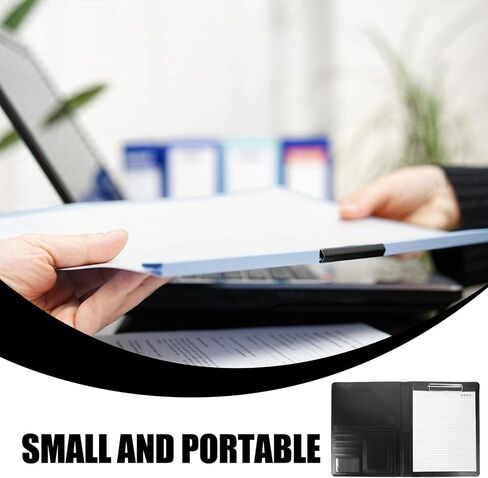 Tofficu 1Set File Folder Organizer with Notepad Document Holder for Office Interview Portfolio Business Cards Credit Cards Design Professional and Practical in Saudi Arabia