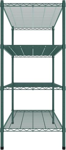 Commercial NSF Listed Green Epoxy Stationary Wire Shelving Kit 24" x 24" x 54", with 4 Shelves Perfect for Warehouse, Walk-in Refrigerator, Freezer, Grocery Store, Restaurant, Dishroom in Kuwait