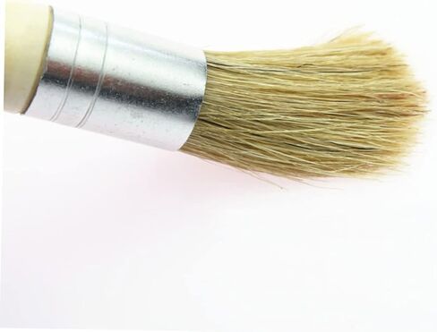 2pcs Stencil Brush Round Head Wooden Handle Small Brush for Oil Acrylic Painting Art Supplies in Saudi Arabia