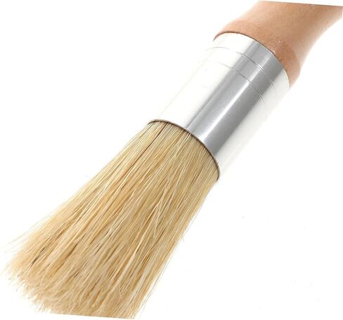 2pcs Stencil Brush Round Head Wooden Handle Small Brush for Oil Acrylic Painting Art Supplies in Saudi Arabia