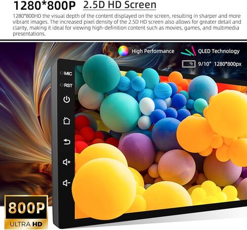 Fortdows 10.1 Inch Car Stereo Radio for Jeep Patriot Compass 2010-2016 with Wireless CarPlay Android Auto, 2GRAM 32GROM Android 11 Player Radio with Bluetooth,WiFi,SWC, GPS,Backup Camera in Kuwait