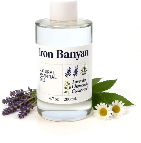 Aromatherapy Essential Oil Blend - 200mL, Orange Cinnamon Vanilla Scented Oil for Home Fragrance, Relaxation & Mood Enhancement in Kuwait