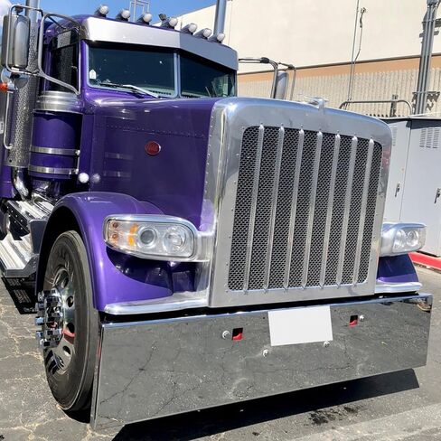 8 قطعة طقم مسامير مصد من الفولاذ المقاوم للصدأ لـ Peterbilt 365 567 388 389 Kenworth W990 W900 in Kuwait