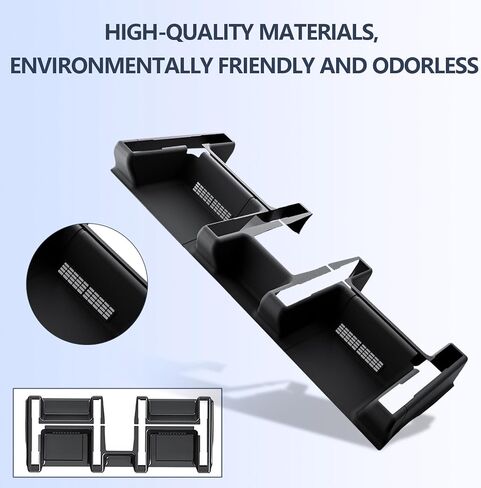 Front Seat Rail Protectors for Tesla Model Y Juniper 2025-2026, 5-Piece TPE Track Cover Guards, Under Seat Floor Mat Protectors, Black in Saudi Arabia