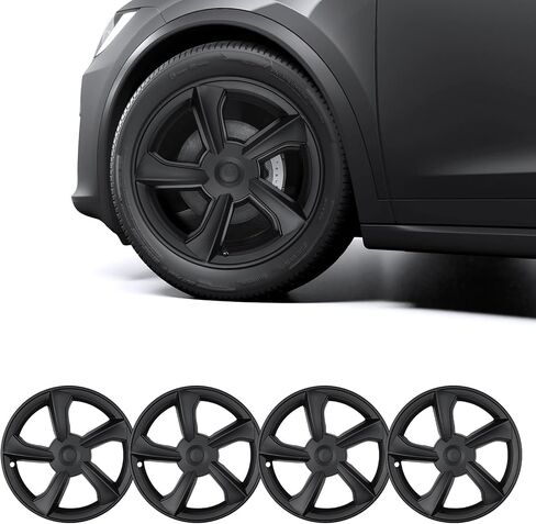 Front Seat Rail Protectors for Tesla Model Y Juniper 2025-2026, 5-Piece TPE Track Cover Guards, Under Seat Floor Mat Protectors, Black in Saudi Arabia