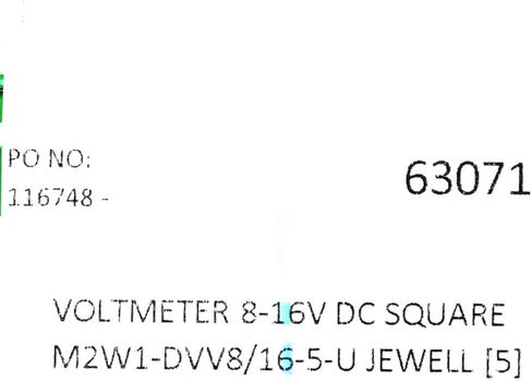 جيويل قارب فولت مقياس NM2W1-DVV-8/16-5-U | العاصمة 8 إلى 16 in Kuwait