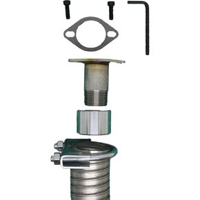 for WGen11500TFc Generator 1.5 Galvanized Steel tubing Exhaust Extension 8 Feet Long in Kuwait