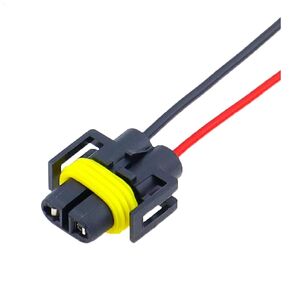 H11 إلى H8 2-Pin/مصباح الضباب الأمامي، كابل 20 سم، موصل سالب، سلك سيارة عالمي (مجموعة واحدة) in Kuwait