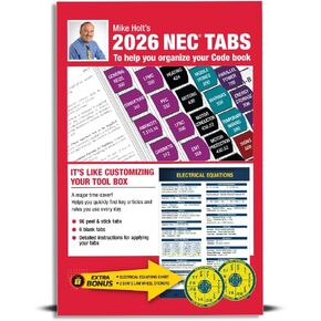 Mike Holt's Electrical Code Tabs, Based on The 2026 NEC in Saudi Arabia