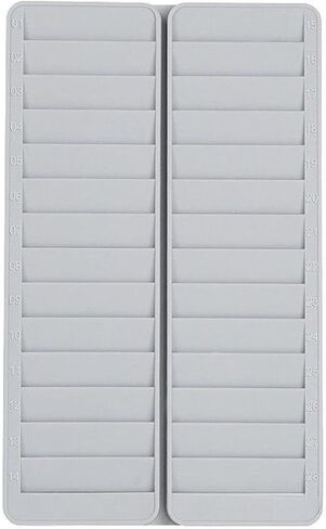 Time Card Holder Multipurpose for Attendance ID Rack Compact with 28 Pocket Wall Hanging for Warehouse Factory Workshop in Kuwait