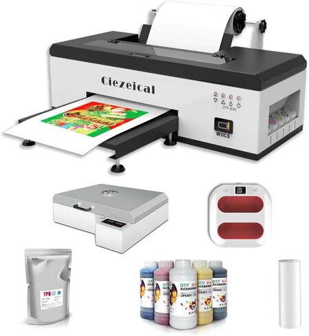 تعد طابعة US Ship A3 1390 DTF مثالية للشركات الصغيرة وعشاق الأعمال اليدوية والتجار والمبتدئين. تصميم الملابس والأحذية والقبعات والحقائب بتصاميم مميزة. in Kuwait