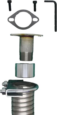 for WGen11500TFc Generator 1.5 Galvanized Steel tubing Exhaust Extension 8 Feet Long in Kuwait