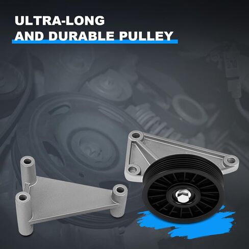ECCPP A/C Compressor Bypass Pulley 34217 Durable Replacement for Smooth AC Performance Fits 1997-2003 for Buick Century 3.1L in Saudi Arabia