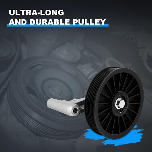 ECCPP A/C Compressor Bypass Pulley 34224 Durable Replacement for Smooth AC Performance Fits 1986-1987 for Buick Regal 3.8L in Saudi Arabia