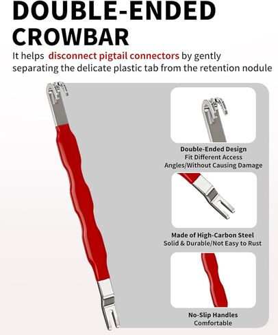مجموعة 4 قطع من كماشة فصل الكهرباء للعمل التلقائي، أداة إزالة الموصلات الكهربائية الاحترافية للسيارات وكماشة مشبك خرطوم، فاصل موصل التوصيل الكهربائي للسيارات والشاحنات وسيارات الدفع الرباعي in Kuwait