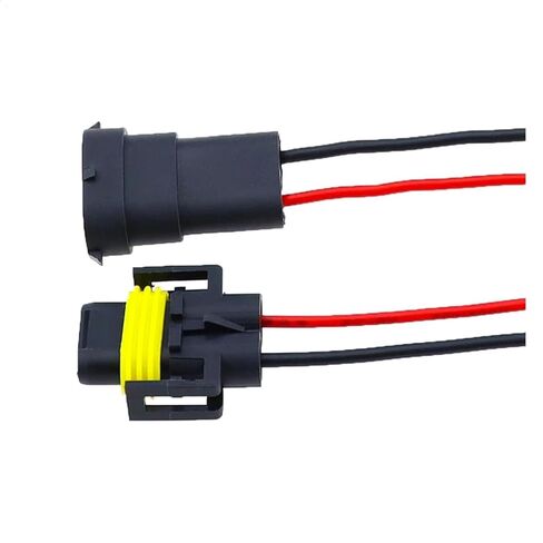 H11 إلى H8 2-Pin/مصباح الضباب الأمامي، كابل 20 سم، موصل سالب، سلك سيارة عالمي (مجموعة واحدة) in Kuwait