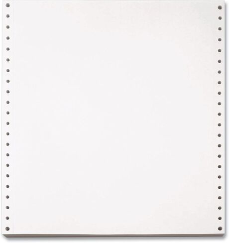 Willamette Computer Printout Paper, 1-Part, 20 lb Bond Weight, 9.5 x 11, White, 2,700/Carton in Saudi Arabia