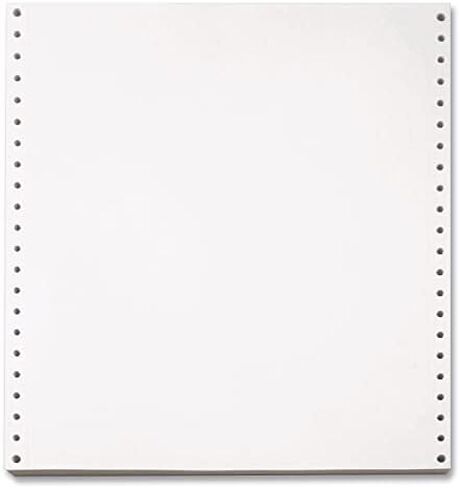 Willamette Computer Printout Paper, 1-Part, 20 lb Bond Weight, 9.5 x 11, White, 2,700/Carton in Saudi Arabia